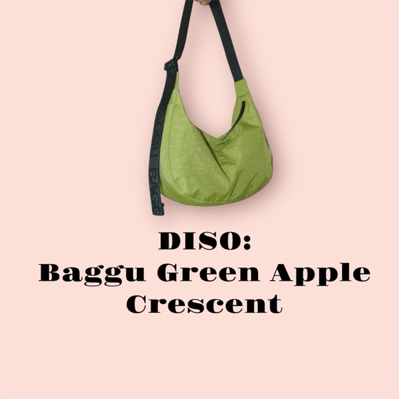 ISO BAGGU Green Apple Crescent - Picture 1 of 1